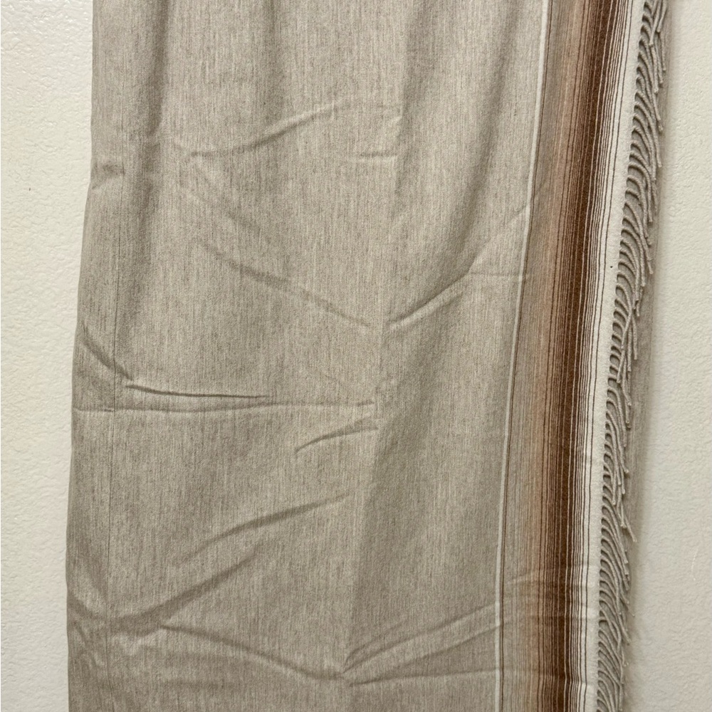 VTG Doncaster Silk Pencil southwestern skirt w/fringe accent. Sz 16 equestrian.